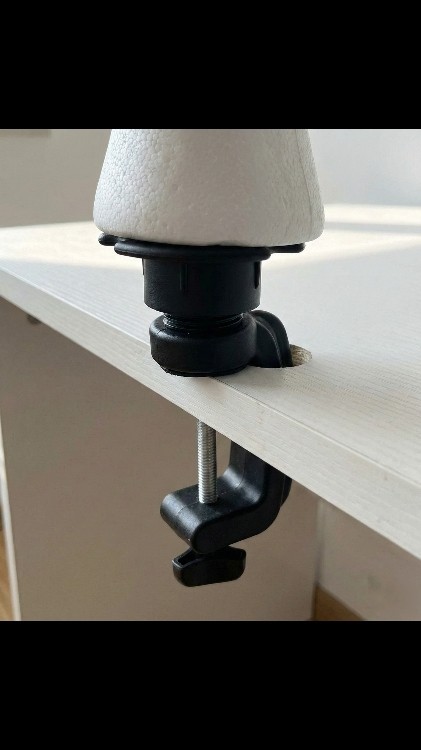 پایه رومیزی کله‌ مانکن کاتبی