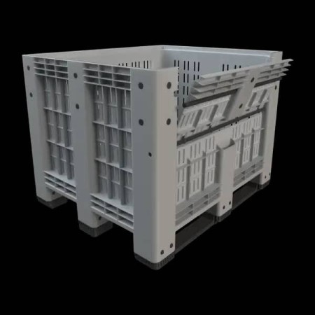 باکس پالت پلاستیکی تاشو ( بغل باز شو )