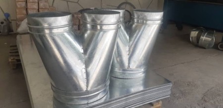 لوله اسپیرال و اتصالات تهویه صنعتی، هود استیل و سانتریفیوژ