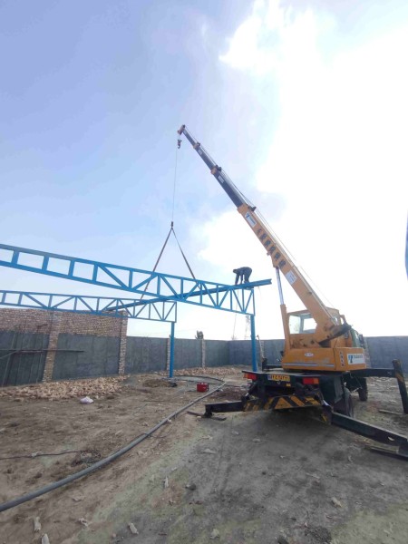 جرثقیل ورامین قرچک پیشوا حومه مجهز به سبد بالابر