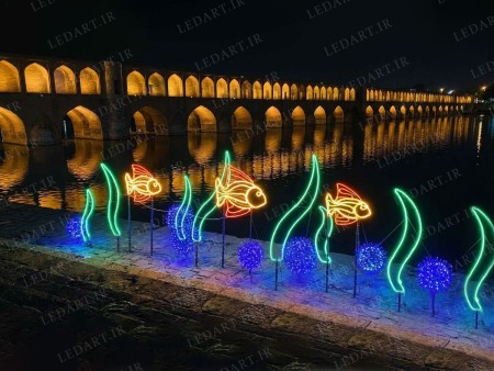 نورپردازی شهری نوروز 1405 | ساخت و فروش المان‌های نوری مناسبتی