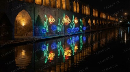 نورپردازی شهری نوروز 1405 | ساخت و فروش المان‌های نوری مناسبتی