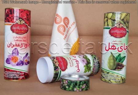 قوطی مقوایی تلسکوپی(بسته بندی چای و دمنوش)