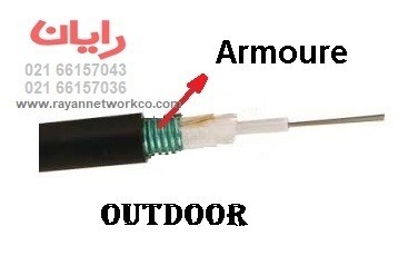 کابل فیبر نوری 12 کور مالتی مود OM3 نگزنس N165.185 یا N165.UCPE12B