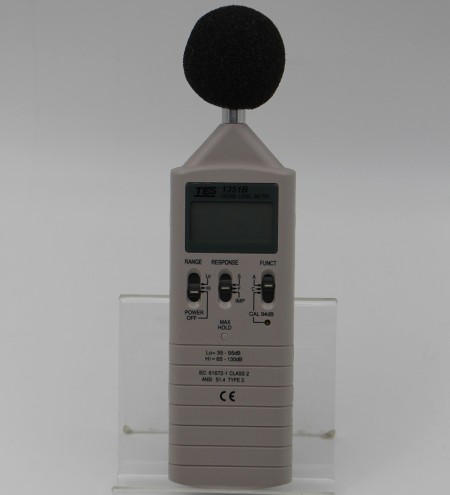 صوت‌سنج TES-1351B | دسیبل متر دیجیتال حرفه‌ای اندازه‌گیری صدا و نویز محیطی