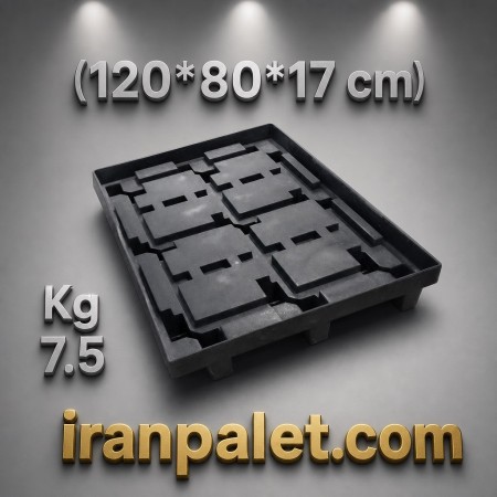 120*80 Smart Plastic Pallet with Edge