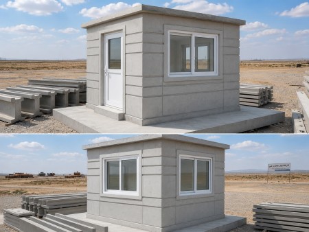 کانکس بتنی - خانه پیش ساخته بتنی