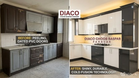 Renovation, Repair, and Repainting of Kitchen Cabinets and Entrance Doors.