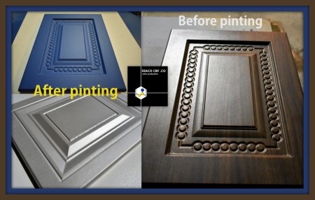 Renovation, Repair, and Repainting of Kitchen Cabinets and Entrance Doors.
