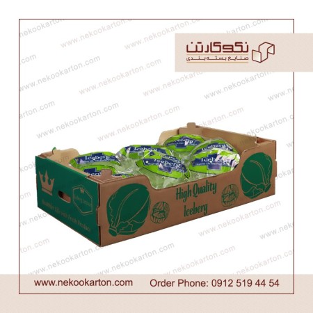 کارتن کاهو صادراتی ، لیبل کاهو