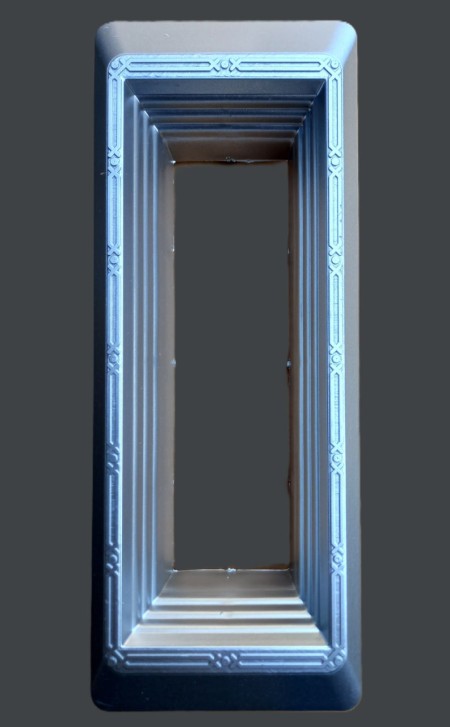 Rectangular 3-Panel Frame and Glass for Elevator Hinged Door