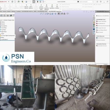 Design, Manufacture, and Sale of Screw Conveyors