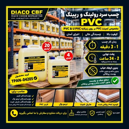 Cold Press Rolling and Wrapping Adhesive for PVC Laminate Coating