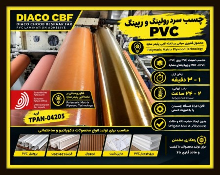 Cold Press Rolling and Wrapping Adhesive for PVC Laminate Coating