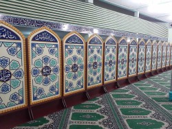 Movable mosque partition, prefabricated mosque partition