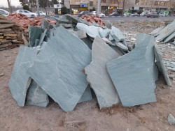 سنگ ورقه ای سنگ لاشه در رنگهای مختلف
