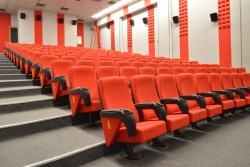 Conference chairs and concert hall chairs