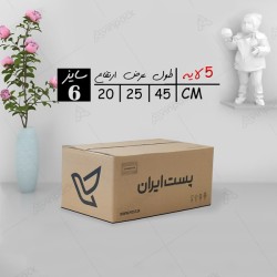 کارتن پستی سایز 6