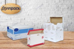 کارتن سفید بسته بندی