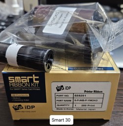 Color ribbon for smart card issuing printer 30