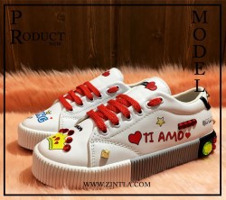 کفش کتونی زنانه مدل یاقوت سرخ