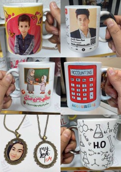 چاپ لیوان ماگ حرارتی تیشرت پازل فرش جاکلیدی پیکسل