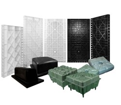 Polymer construction molds