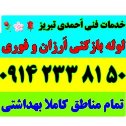 لوله بازکنی در تبریز شبانه روزی بدون تعطیلی 15دقیقه ای