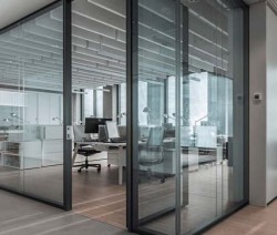 پارتیشن شیشه ای دو جداره