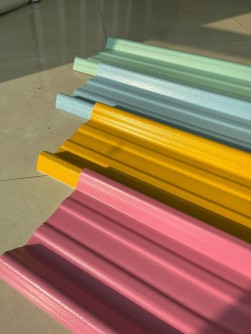 Colored Sheets for Sloped Roofs, Tin Sheets, Galvanized Sheets