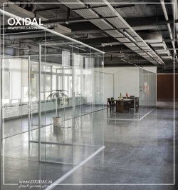 پارتیشن شیشه ای تک جداره اکسیدال
