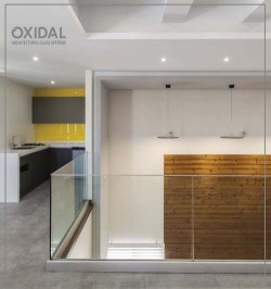 نرده شیشه ای روکار  اکسیدال