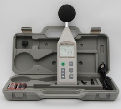 صوت‌سنج TES-1353S | دسیبل متر انتگرالی و دیتالاگر حرفه‌ای اندازه‌گیری صدا
