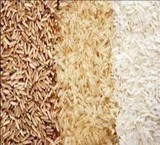 Rice, tea, rice husk and rice bran
