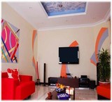 The interior decoration of the building