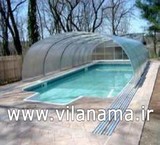 The implementation of a pool cover with polycarbonate sheets in the plans varied