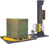 Machine stretch pallet (wrapping the pallet with nylon