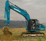 Excavator ready to do all the services