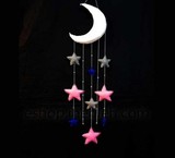 پک ساخت آویز ماه و ستاره نمدی