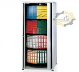 Shelf rotating revolving