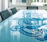 چاپ روی شیشه با طرح دلخواه شما در خانه طراحان سام