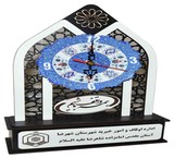 Desktop clock enamels