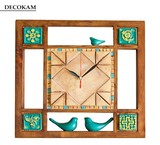 ساعت دیواری طرح برجسته سنتی دکوکام