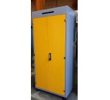 Gas cylinder storage cabinet