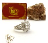 Women's silver ring code 166