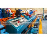 Fence weaving machine