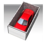 Prefab concrete parking lot