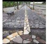 سنگ لاشه اجرای سنگ مالون