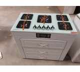 Gas stove with cabinet
