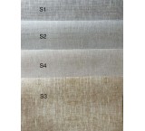 Rolly foam wallcovering with Rival linen design
